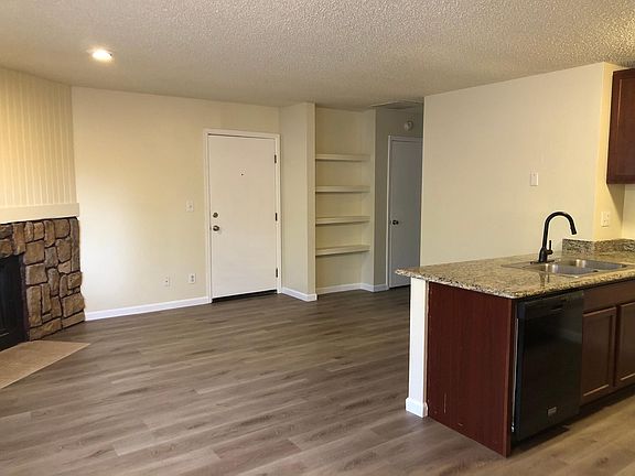 Open space of living/kitchen area