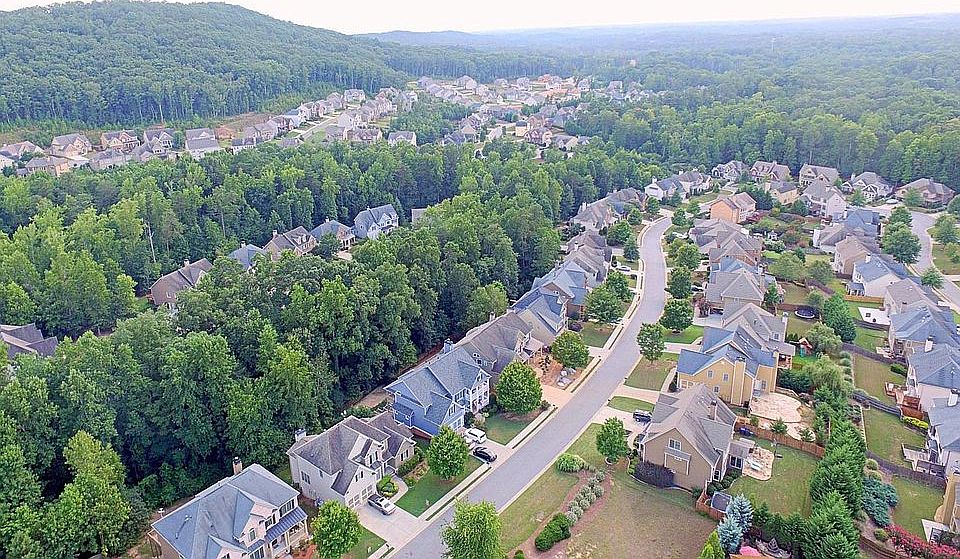 Mountain side neighborhood