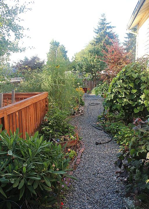 path to garden at front door