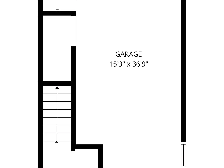 Entry level floor plan.
