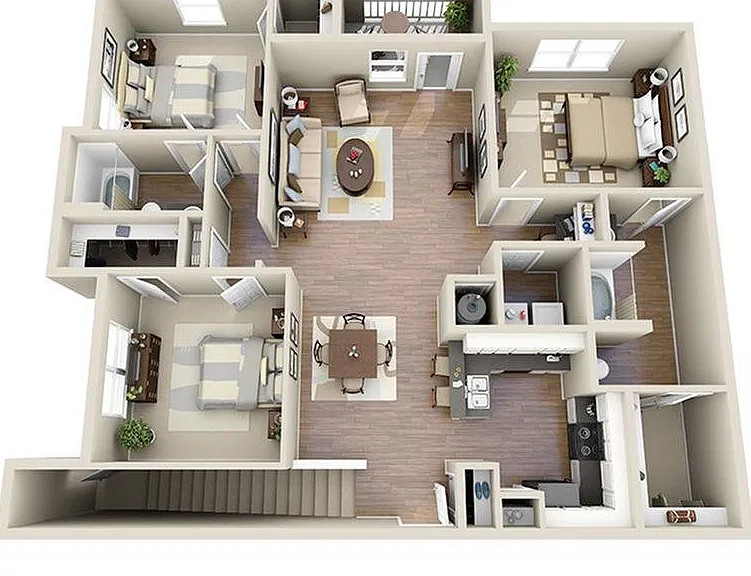 3 Bedroom | 2 Bath | 1479 SF 3 Bedroom | 2 Bath | 1479 SF