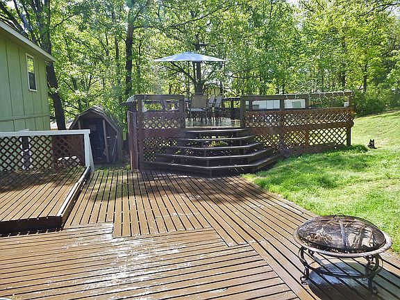 Backyard deck