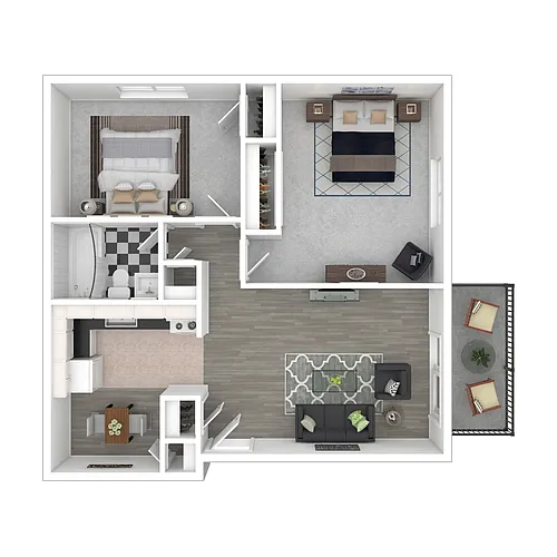 Floor plan 2 Bedroom