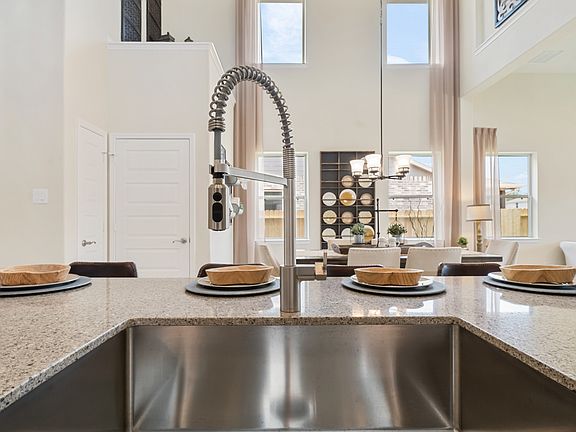 Kitchen island with sink
