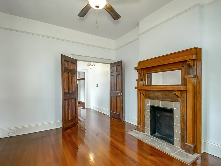 Living Room Mantel.