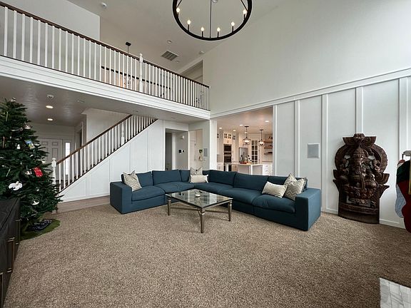 Main family room looking into kitchen