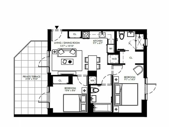 2nd image of 50 Clarkson Ave #108