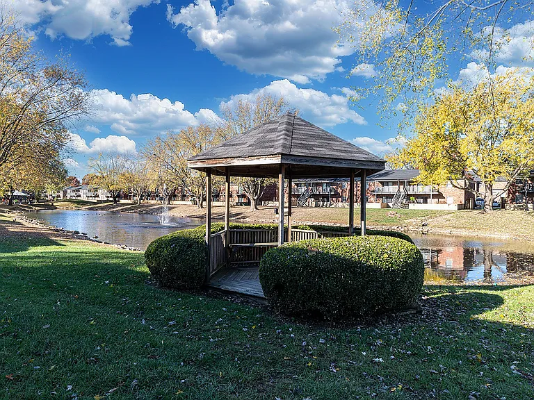 Gazebo lookout by the water