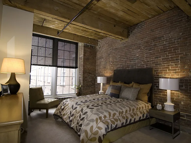 Bedroom With High Ceilings