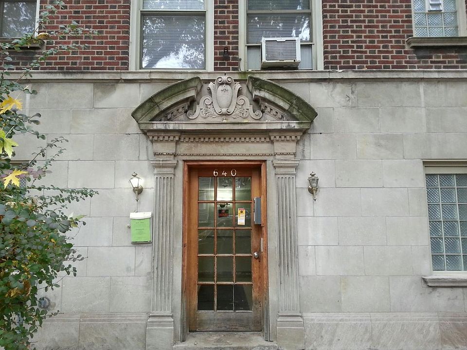 front of building