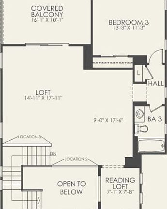 Second Floor 3 br 3.5 ba