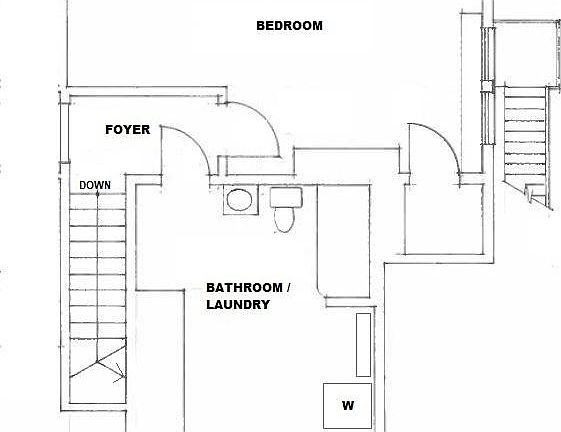 Second level floorplan