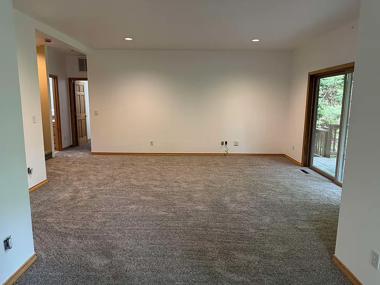 New carpet (May 2026 install) in full house! This is downstairs