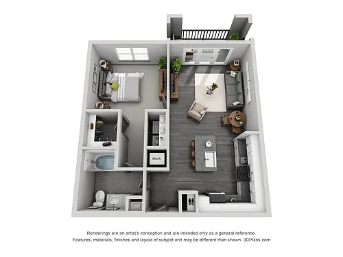Floor plan 1C10