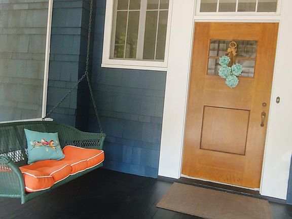 ...with porch swing.