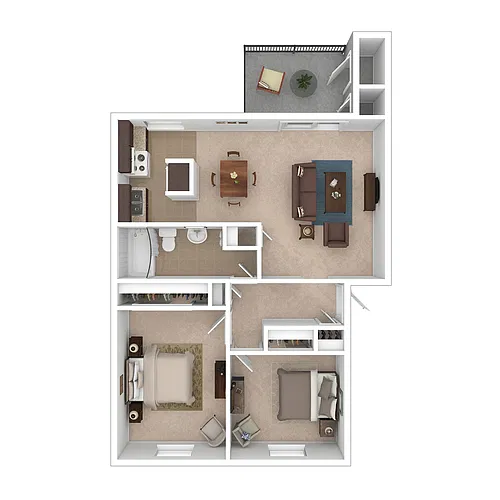 Floor plan B1 James Madison