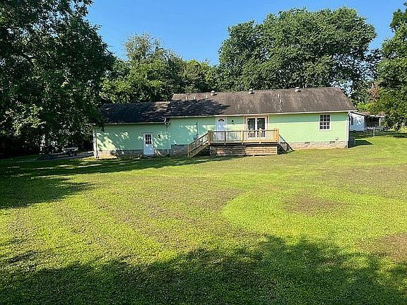 Back deck & back yard.