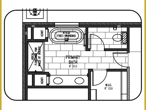 Kingston Custom Option Primary Bath Freestanding Tub