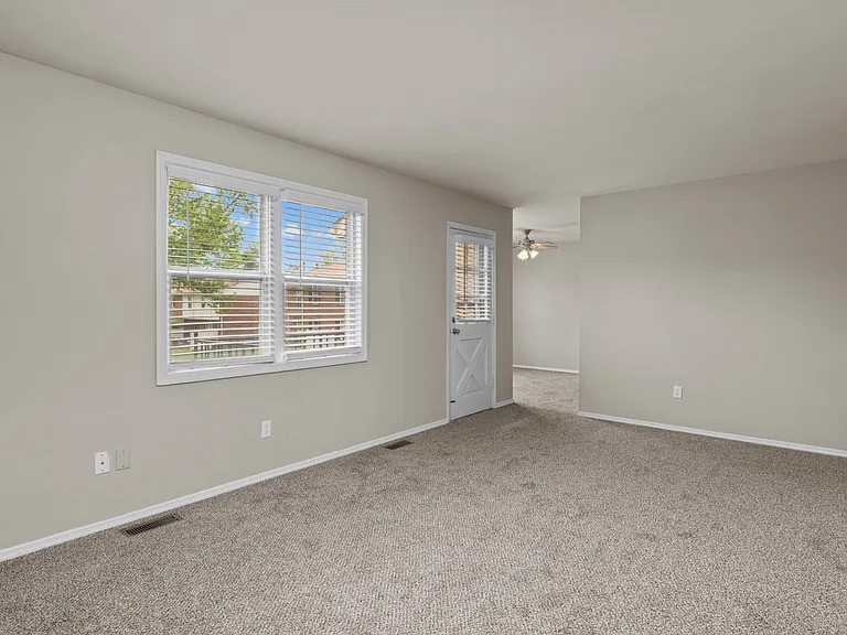 Two Bedroom Garden Remodel with Fireplace | Living & Dining Space Two Bedroom Garden Remodel with Fireplace | Living & Dining Space