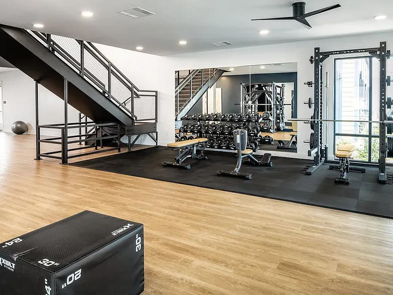 Two-level state-of-the-art fitness center