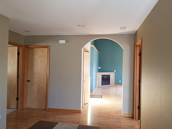 Entry looking into living room