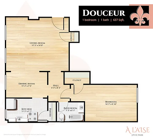 Floor plan Douceur
