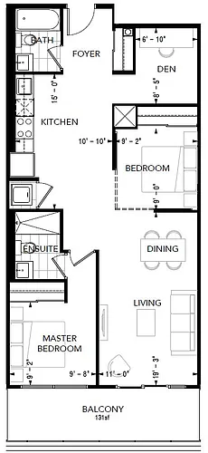 Floor plan 307