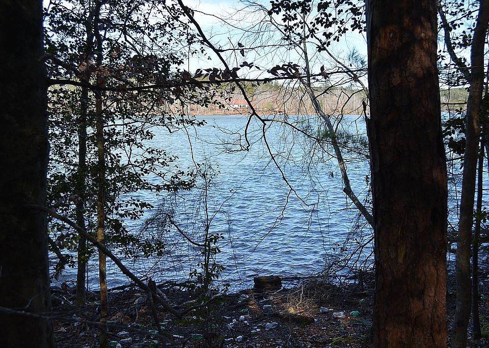 View across the lake