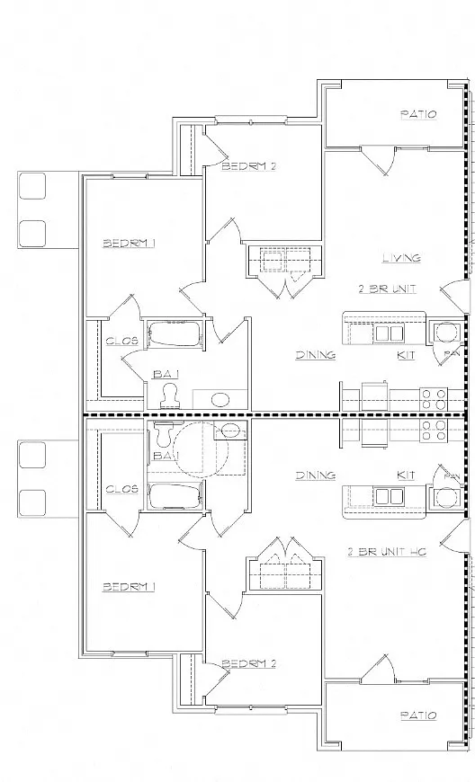 Floor plan Two Bedroom