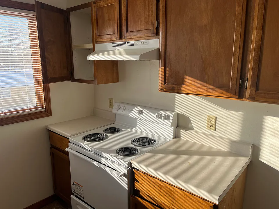 Generous kitchen with plenty of storage.