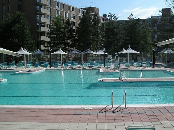 One of two pools