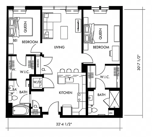 Floor plan Beta6T