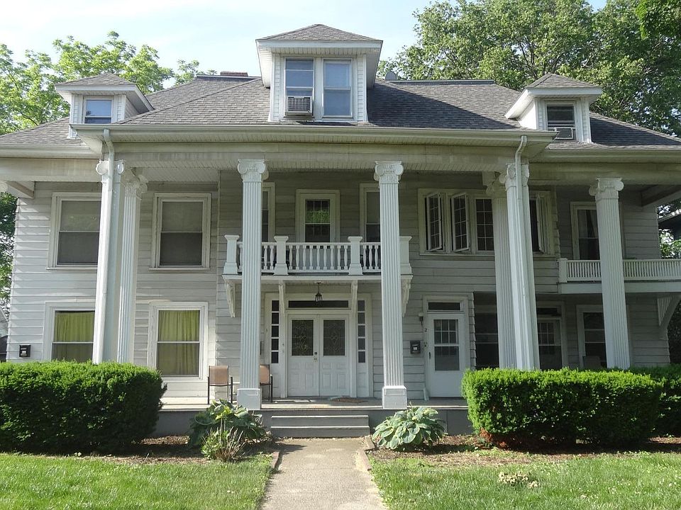 Front of House. Apt 2 door is right next to main door
