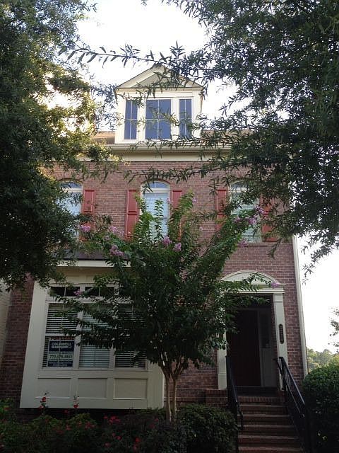 Front of townhome.