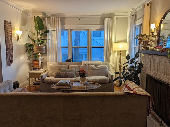 Wood burning fireplace