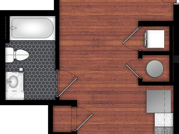 Floor Plan, Unit 103