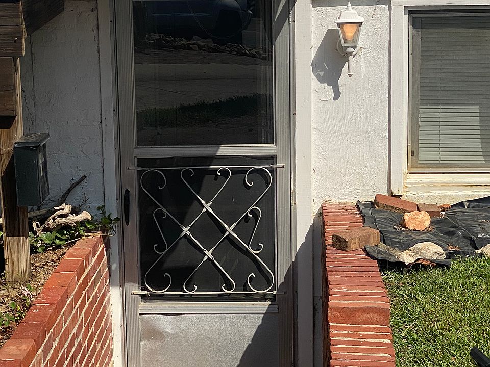 Private rear entrance to apartment