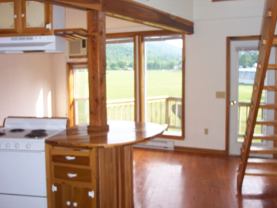 View from Kitchen across Living room
