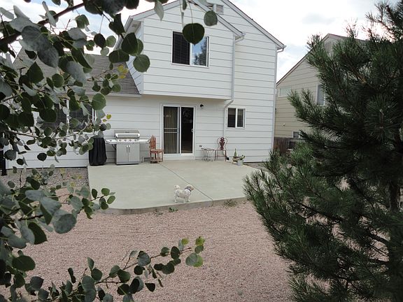 Fenced back yard