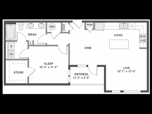 Floor plan Paces