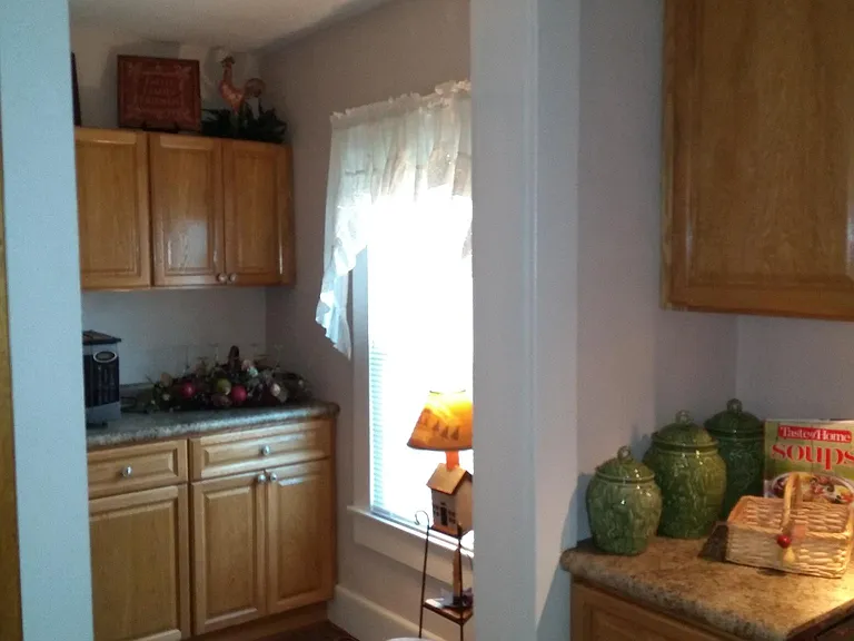 View of pantry from kitchen.
