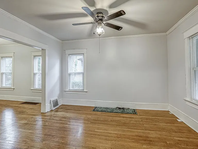 Living Room - Original French Doors can be re-installed if desired