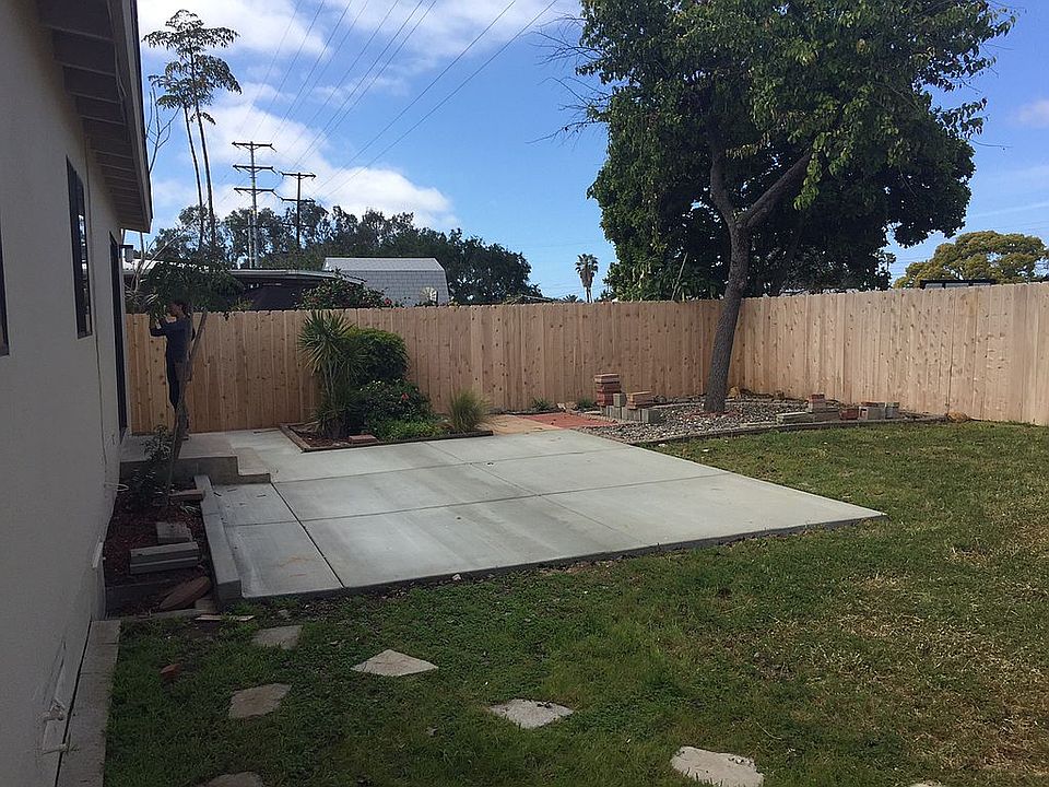 New Concrete Patio