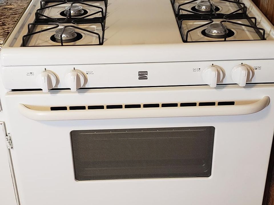 Clean gas stove.