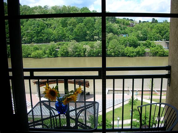 View from Condo #504 overlooking the Monongahela River and H