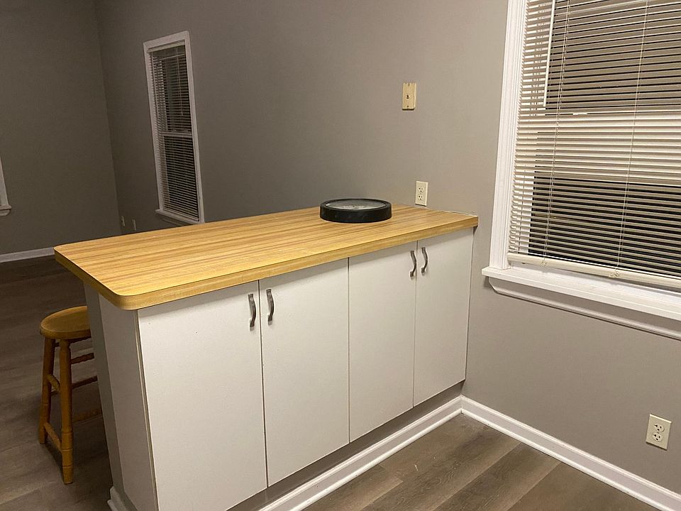 Breakfast bar seats two.