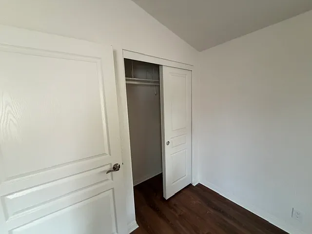 Second closet space in the bedroom