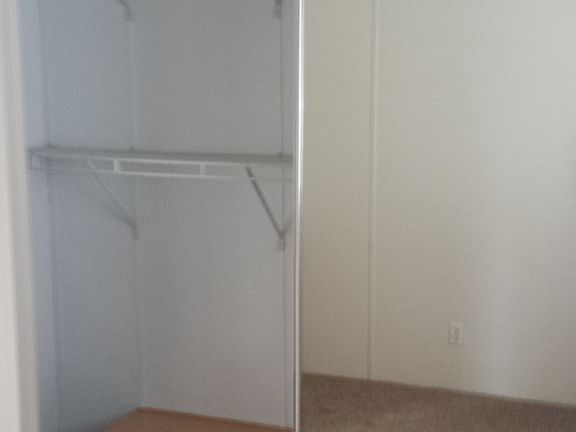 Built in closet storage