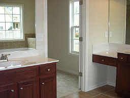 Master Bath with dual sinks