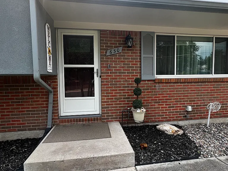 Front entrance with well-lit, keyless entry for easy and secure self-check-in.